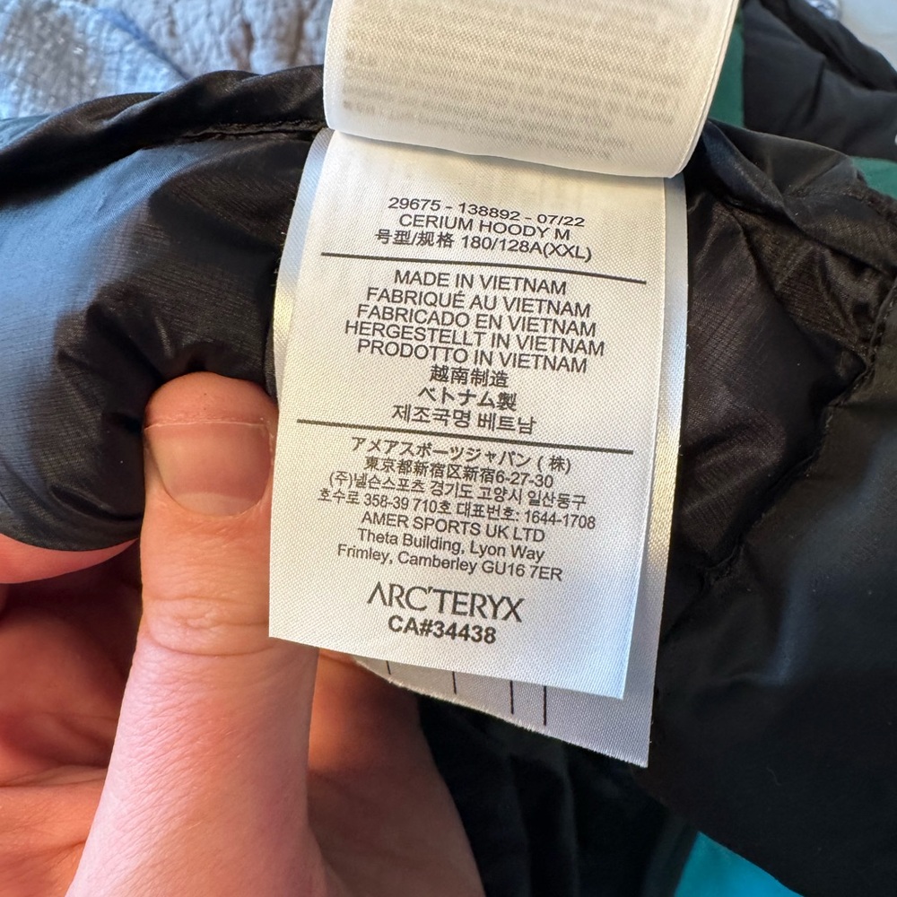 Arc'teryx Men's Cerium Hoody XXL Black - Picture 6 of 6